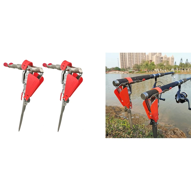 Fishing Rod Ground Holder Stainless Steel Automatic Foldable Adjustable Sensitivity For Outdoor Fishing
Fishing Rod Ground Holder Stainless Steel Automatic Foldable Adjustable Sensitivity For Outdoor Fishing