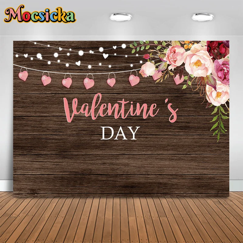 Mocsicka Photography Background Pink Floral Heart Decor Backdrop Valentine's Day Girl's Birthday Party Kids Photo Booth Banner
Mocsicka Photography Background Pink Floral Heart Decor Backdrop Valentine's Day Girl's Birthday Party Kids Photo Booth Banner