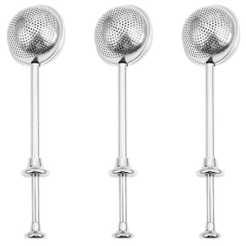 3X Premium Stainless Steel Teapot Tea Strainer Ball Shape Mesh Tea Infuser Filter Reusable Tea Bag Spice Tea Tool Retail
3X Premium Stainless Steel Teapot Tea Strainer Ball Shape Mesh Tea Infuser Filter Reusable Tea Bag Spice Tea Tool Retail