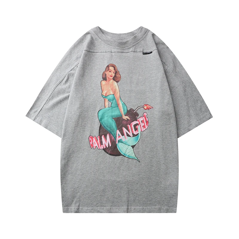 Palm Angels Свободная футболка с коротким рукавом и круглым вырезом, с надписью и логотипом «PA»
Palm Angels Свободная футболка с коротким рукавом и круглым вырезом, с надписью и логотипом «PA»