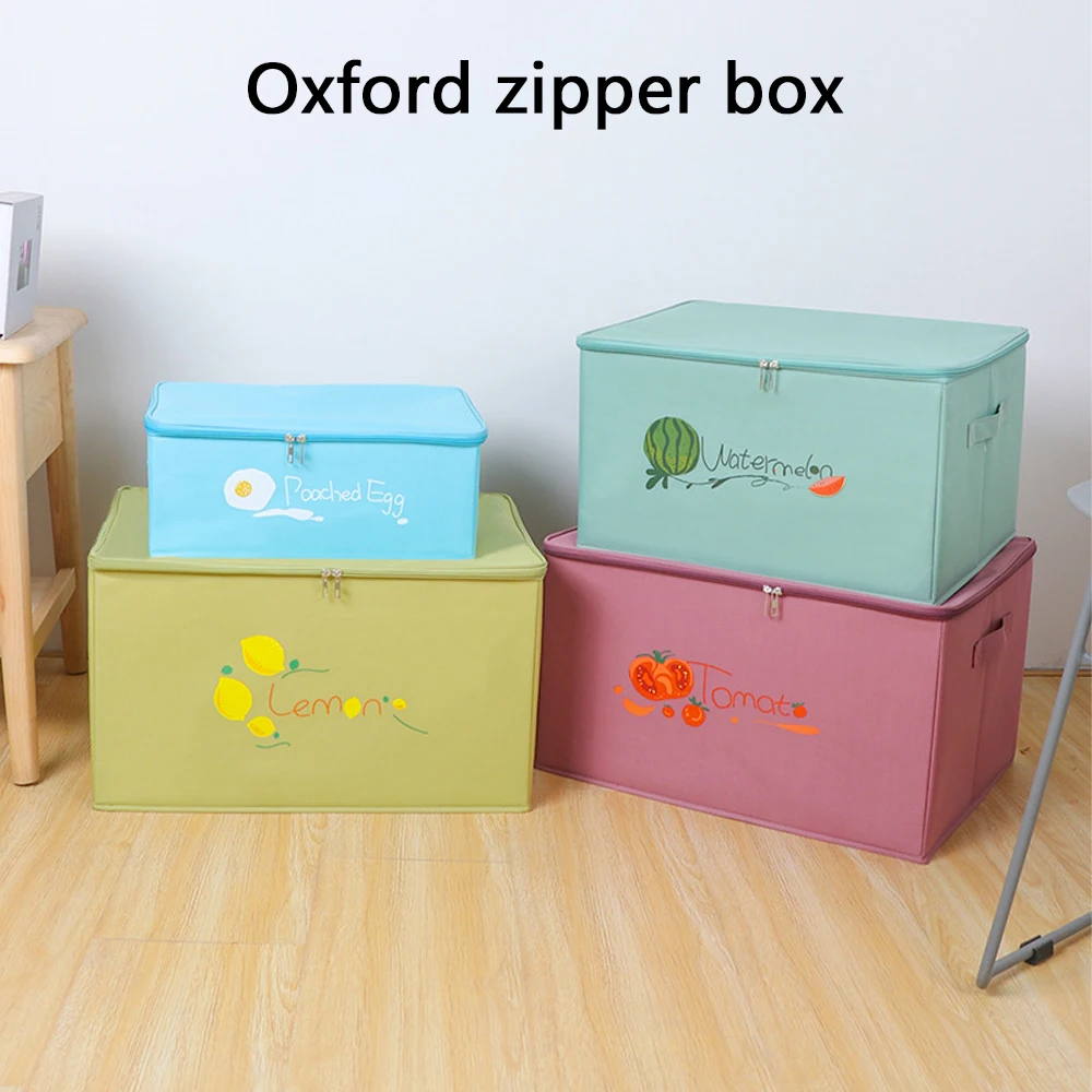 Sundries Storage Box Folding Organizer boxes Books And Clothes Organize Oxford Cloth Clothes Storage Box Fabric With Zipper
Sundries Storage Box Folding Organizer boxes Books And Clothes Organize Oxford Cloth Clothes Storage Box Fabric With Zipper