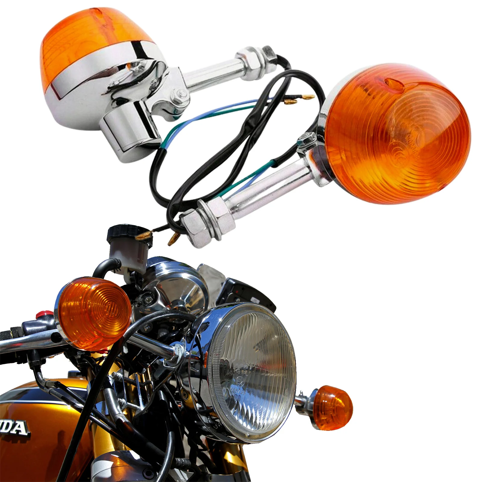 Motorcycle Rear Amber Turn Signals Lights Bracket For Harley Sportster XL 883 1200 1992-2019 15
Motorcycle Rear Amber Turn Signals Lights Bracket For Harley Sportster XL 883 1200 1992-2019 15