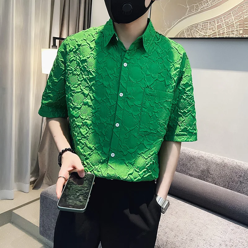 2022 New Men's summer Loose Half sleeve Casual shirts/Male Slim Fit Youth Lapel Casual Business Shirts Tops Plus Size S-3XL
2022 New Men's summer Loose Half sleeve Casual shirts/Male Slim Fit Youth Lapel Casual Business Shirts Tops Plus Size S-3XL