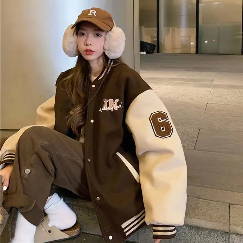 Deeptown Hip Hop Bomber Y2k Streetwear Jackets Women Vintage Aesthetic Oversized Fashion Warm Heavy Autumn Winter Baseball Coat
Deeptown Hip Hop Bomber Y2k Streetwear Jackets Women Vintage Aesthetic Oversized Fashion Warm Heavy Autumn Winter Baseball Coat