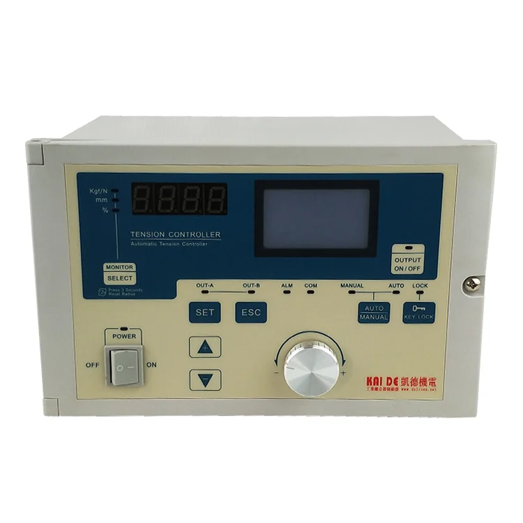 KAIDE Factory Price High Quality Digital Taper Auto Tension Controller For Slitter Machine
KAIDE Factory Price High Quality Digital Taper Auto Tension Controller For Slitter Machine