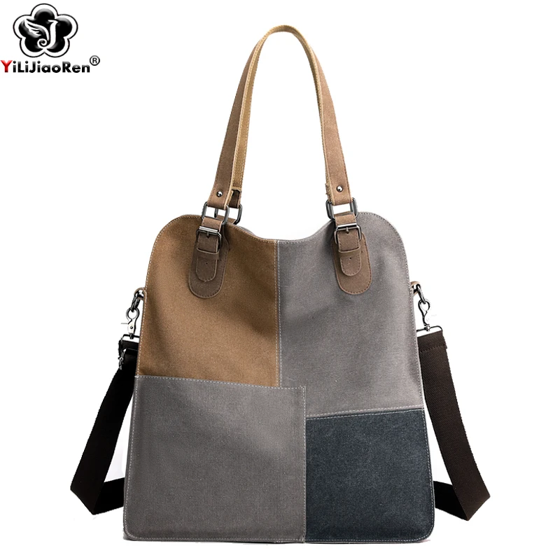 Ladies Fashion Handbag High Quality Canvas Tote Bag Large Capacity Handbags for Women Luxury Big Shoulder Bags Female Purses
Ladies Fashion Handbag High Quality Canvas Tote Bag Large Capacity Handbags for Women Luxury Big Shoulder Bags Female Purses