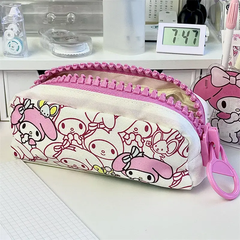 Kawaii My Melody Big Zipper Pu Leather Stationery Box Anime Sanrios Stundent Pencil Case Makeup Storage Bag Girls School Supply
Kawaii My Melody Big Zipper Pu Leather Stationery Box Anime Sanrios Stundent Pencil Case Makeup Storage Bag Girls School Supply