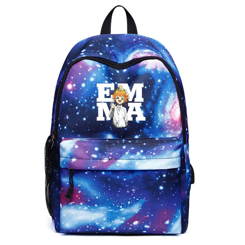 Funny Backpack The Promised Neverland Graphics Anime Women Men Teenager School Bag USB Travel Rucksack
Funny Backpack The Promised Neverland Graphics Anime Women Men Teenager School Bag USB Travel Rucksack