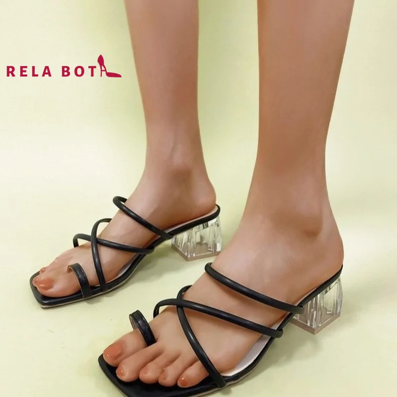 High Heel Slippers New Square Toe Puller for Summer Crystal Heels Outdoor Shoes Women's Fashion Shoes with Leather Crystal Heels
High Heel Slippers New Square Toe Puller for Summer Crystal Heels Outdoor Shoes Women's Fashion Shoes with Leather Crystal Heels