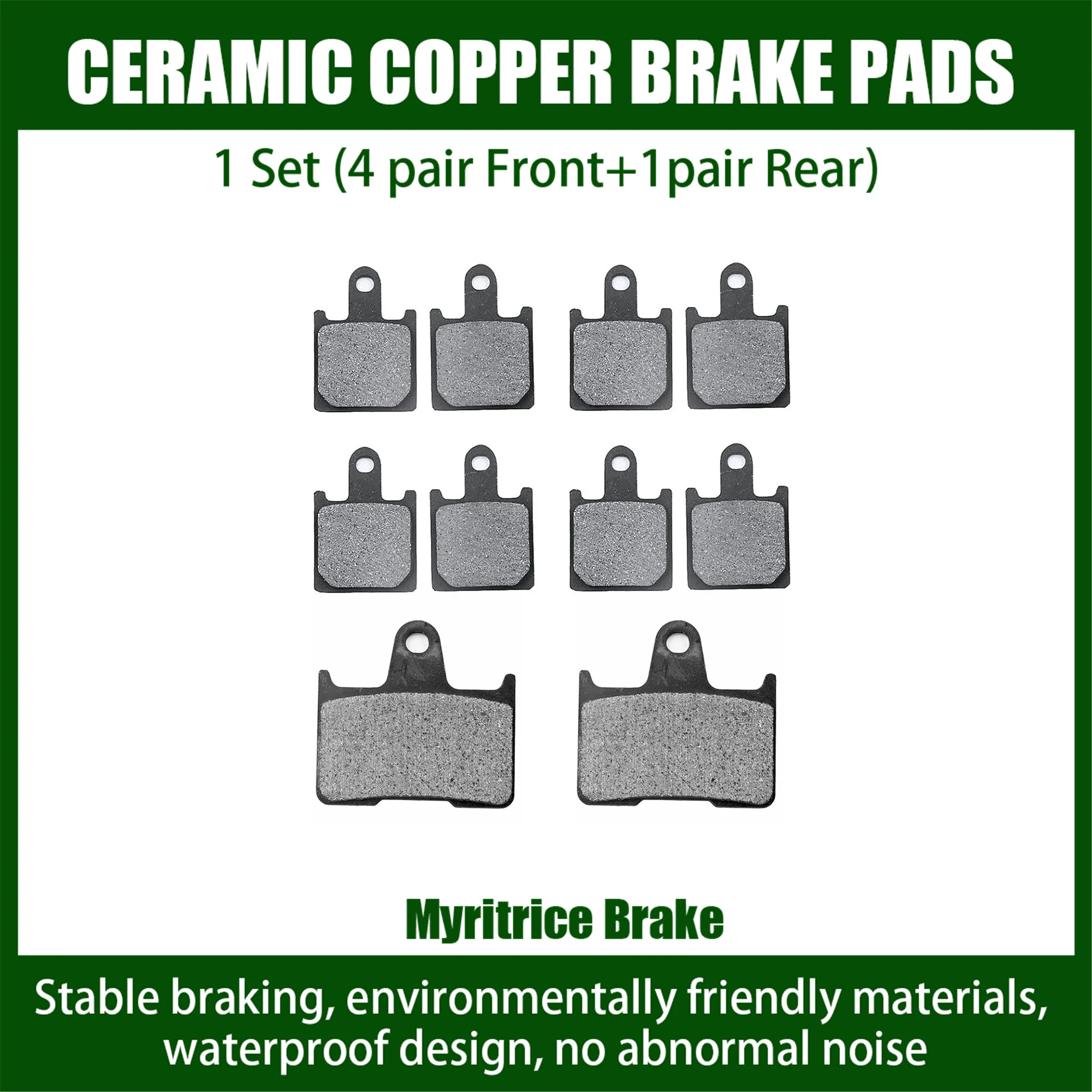 Myritrice подходит для мотоцикла Kawasaki, передние и задние тормозные колодки GTR1400 GTR 1400 2007-2009 ZG1400 ZG 1400 Concours 14 2007 2008 2009
Myritrice подходит для мотоцикла Kawasaki, передние и задние тормозные колодки GTR1400 GTR 1400 2007-2009 ZG1400 ZG 1400 Concours 14 2007 2008 2009