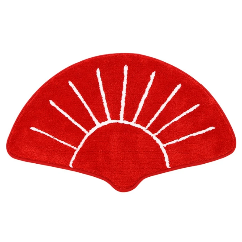 Kitchen And Bedroom Absorbent Carpet Floor Mats Family Bathroom Simple Fan-Shaped Carpet Ins Carpet
Kitchen And Bedroom Absorbent Carpet Floor Mats Family Bathroom Simple Fan-Shaped Carpet Ins Carpet