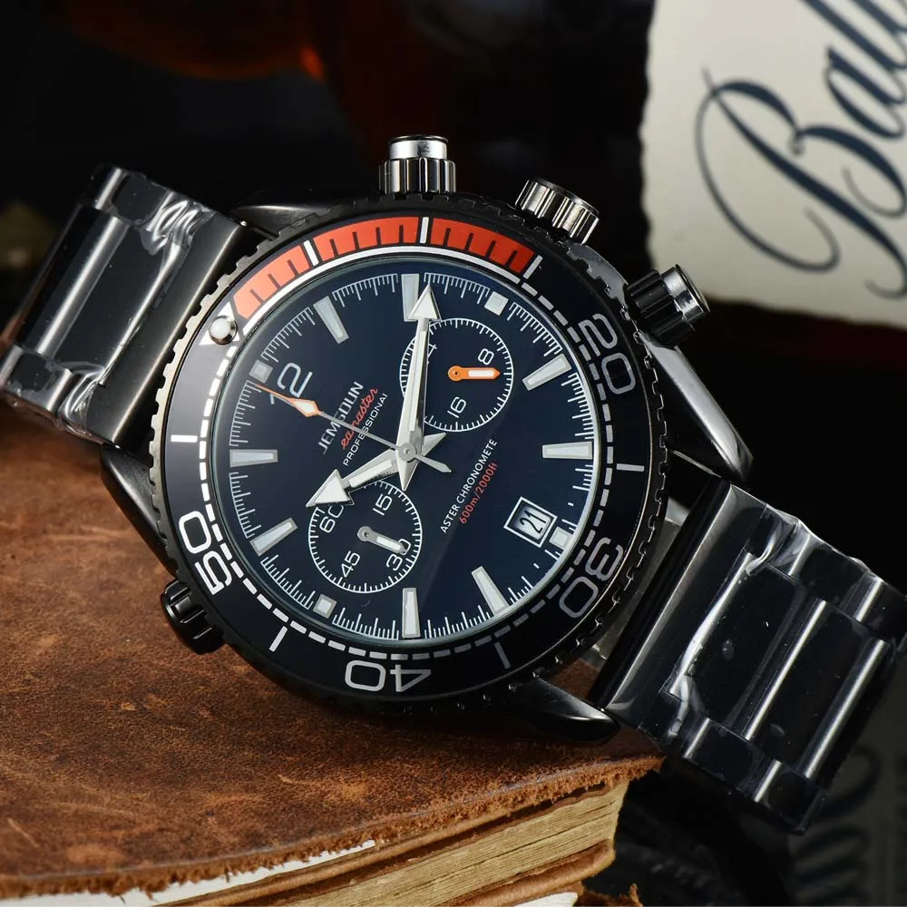 New Original Brand Watches For Mens Full Black Stainless Steel Automatic Date Wterproof Watch Sports Luminous Quartz AAA Clocks
New Original Brand Watches For Mens Full Black Stainless Steel Automatic Date Wterproof Watch Sports Luminous Quartz AAA Clocks