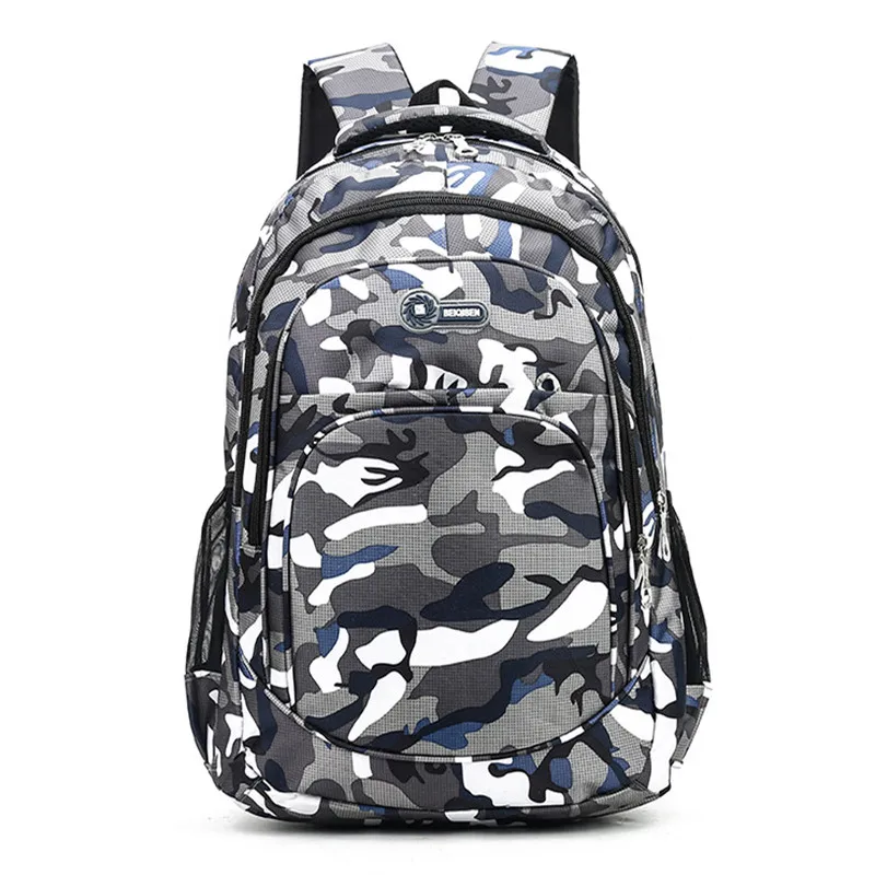 

Escolar Children Kids Orthopedic Camouflage 2 Girls Sizes School Bags For Mochila Boys Book Schoolbag Backpack Waterproof Bag