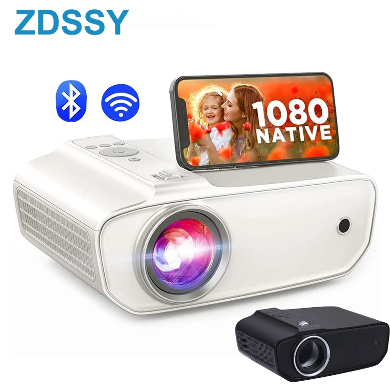 ZDSSY P69 Portable Video Mini Projector With WiFi and Bluetooth, Native 1920x1080P Projectors For Outdoor Movie 8500 Lumens
ZDSSY P69 Portable Video Mini Projector With WiFi and Bluetooth, Native 1920x1080P Projectors For Outdoor Movie 8500 Lumens