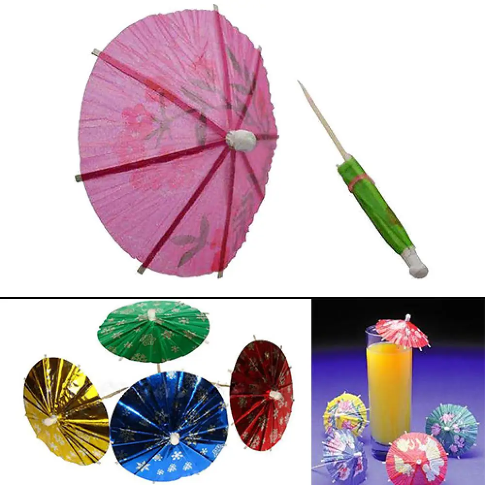 50Pcs Paper Umbrellas Toothpick Cocktail Parasols Mini Umbrellas Drinks Toothpick Wedding Party Picks
50Pcs Paper Umbrellas Toothpick Cocktail Parasols Mini Umbrellas Drinks Toothpick Wedding Party Picks