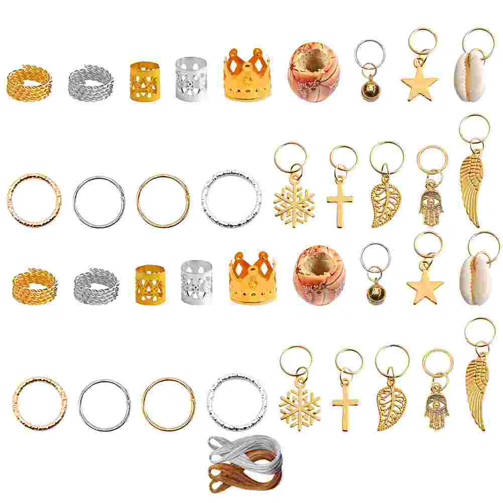 Hair Cuffs Dreadlock Braid Ring Accessories Beads Coil Braids Rings Metal Bead Pendant Dreadlocks Braiding Diy Bracelet Tube
Hair Cuffs Dreadlock Braid Ring Accessories Beads Coil Braids Rings Metal Bead Pendant Dreadlocks Braiding Diy Bracelet Tube