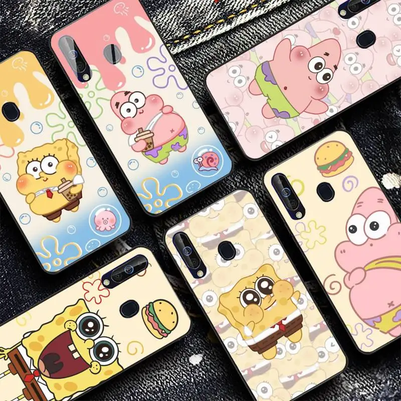 

S-Sponge-Bob- Patrick Star Phone Case for Samsung A51 01 50 71 21S 70 31 40 30 10 20 S E 11 91 A7 A8 2018