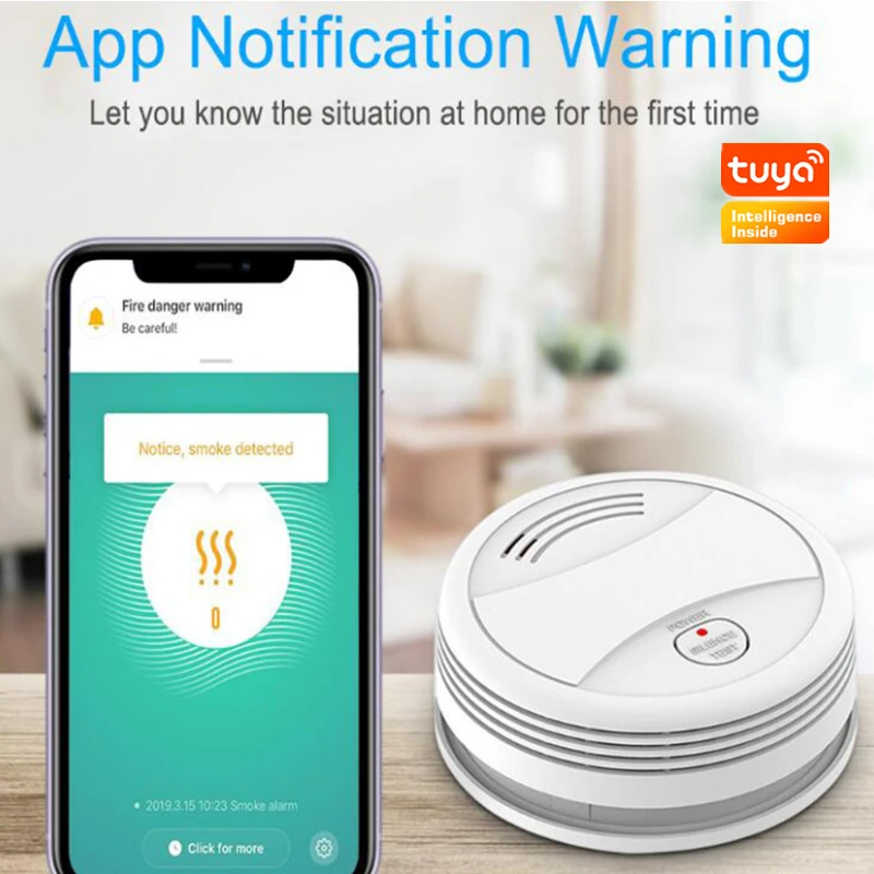 Умный детектор дыма Tuya с Wi-Fi, домашний комбинированный датчик дыма для пожарной системы безопасности, пожарная сигнализация, противопожарн...
Умный детектор дыма Tuya с Wi-Fi, домашний комбинированный датчик дыма для пожарной системы безопасности, пожарная сигнализация, противопожарн...