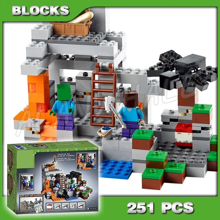 251pcs Game World The Cave Waterfall Lavafall Ladder Spider 10174 Building Blocks Toys Compatible With Model
251pcs Game World The Cave Waterfall Lavafall Ladder Spider 10174 Building Blocks Toys Compatible With Model