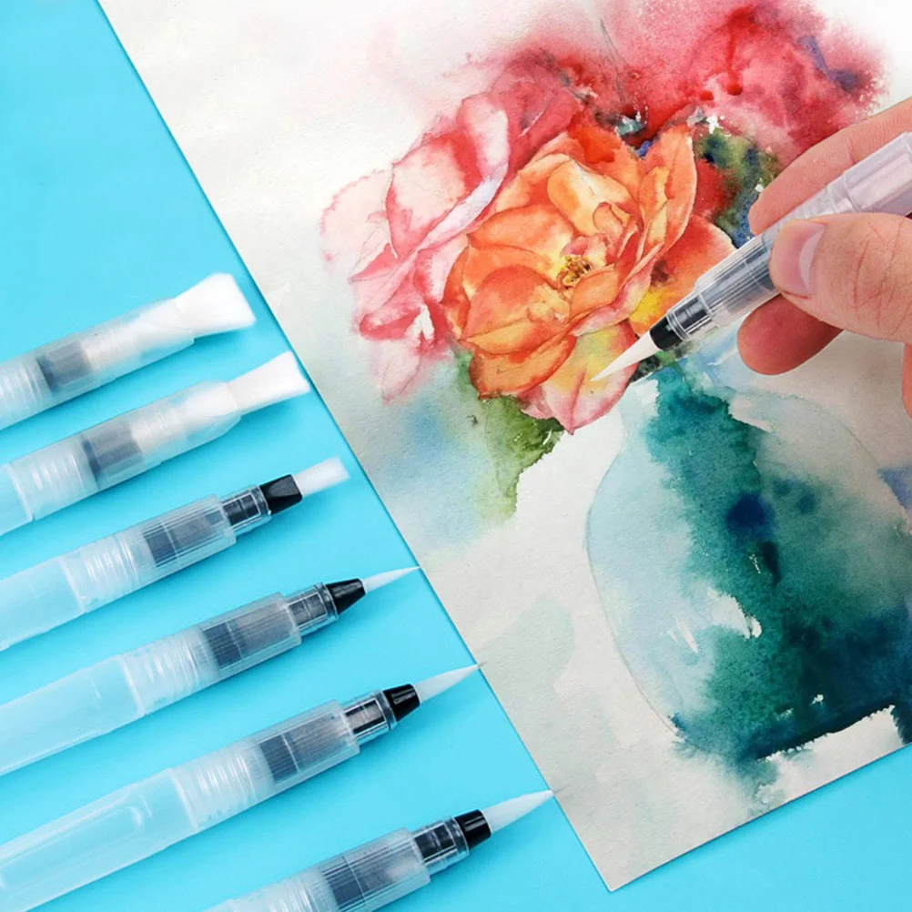 Watercolor Brush Pens Flexible Water Soluble Pencils Brush Pen Water Coloring Pen for Watercolor Painting, 9pcs ( 120mm Tine
Watercolor Brush Pens Flexible Water Soluble Pencils Brush Pen Water Coloring Pen for Watercolor Painting, 9pcs ( 120mm Tine