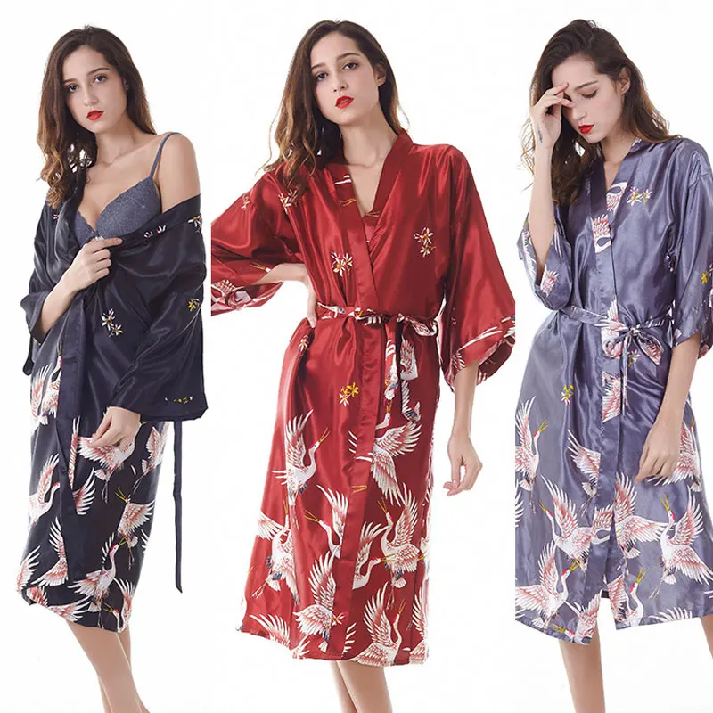 Europe And America Simulation Ice Silk Sexy Female Pajamas Bathrobe Lace Up Home Furnishing Leisure Ventilation Night Skirt
Europe And America Simulation Ice Silk Sexy Female Pajamas Bathrobe Lace Up Home Furnishing Leisure Ventilation Night Skirt