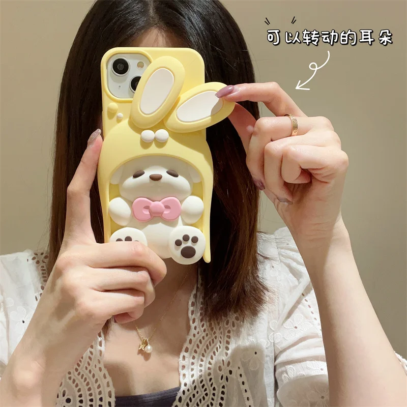 Cartoon Cute 3D Colorful Dog Phone Case for IPhone 11 12 13 14 Pro Max Kawaii Protective Soft Silicone Back Cover
Cartoon Cute 3D Colorful Dog Phone Case for IPhone 11 12 13 14 Pro Max Kawaii Protective Soft Silicone Back Cover