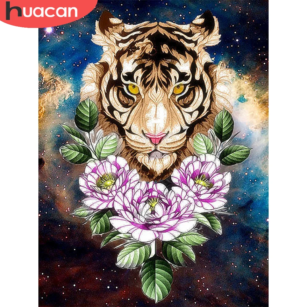 HUACAN 5D Diamond Mosaic Tiger Animal DIY Diamond Painting Flower Embroidery Set Decorative Paintings
HUACAN 5D Diamond Mosaic Tiger Animal DIY Diamond Painting Flower Embroidery Set Decorative Paintings