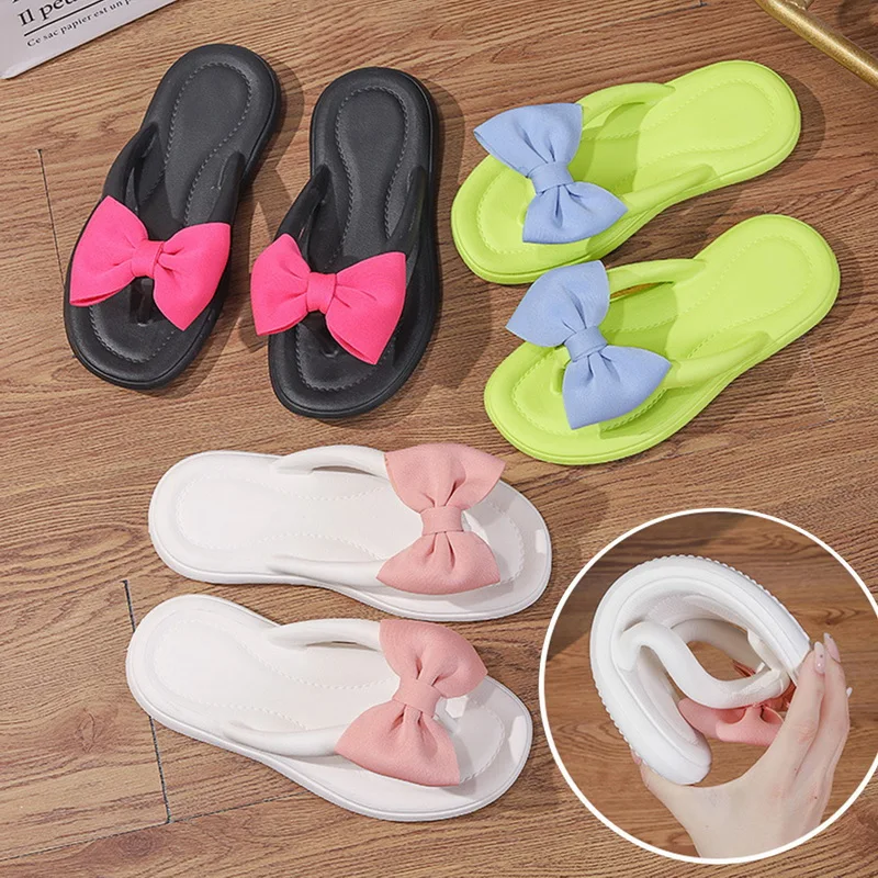 Fashion Women'S Flip Flops Cute Bow Indoor Home Slippers Casual Soft Eva Female Beach Outdoor Slides
Fashion Women'S Flip Flops Cute Bow Indoor Home Slippers Casual Soft Eva Female Beach Outdoor Slides