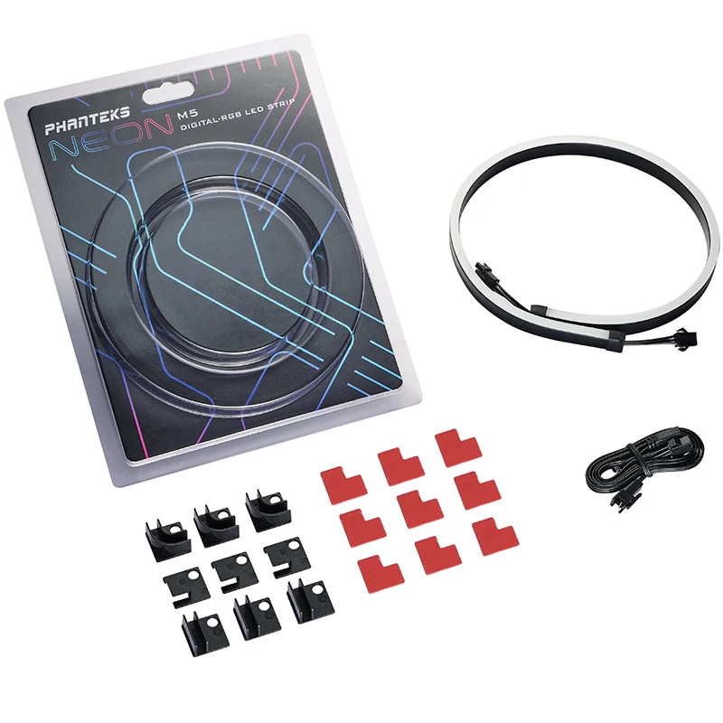 PHANTEKS M5 Light Strip ARGB Neon Computer Case Decoration Led Strip 5V 3PIN Light Header AURA 550Mm
PHANTEKS M5 Light Strip ARGB Neon Computer Case Decoration Led Strip 5V 3PIN Light Header AURA 550Mm
