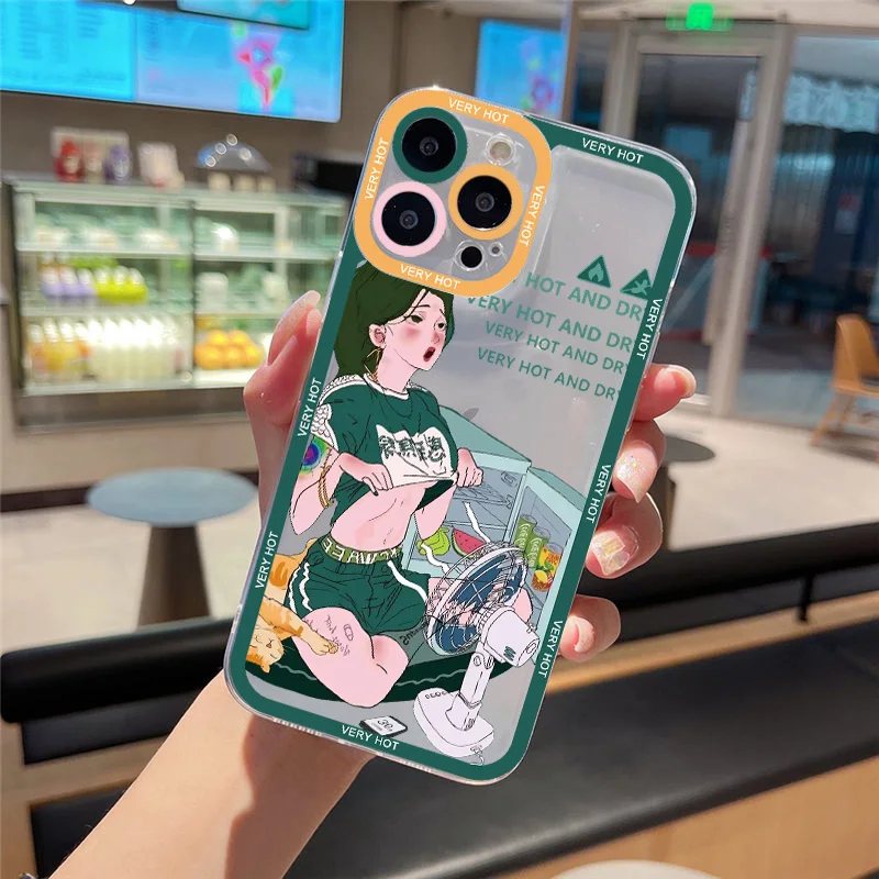 Summer sexy girl Clear Phone Case for iphone X XR XS 14 13 12 11 pro MAX 14 Plus 8 7 Plus SE 2020 Transparent Back Cover Fundas
Summer sexy girl Clear Phone Case for iphone X XR XS 14 13 12 11 pro MAX 14 Plus 8 7 Plus SE 2020 Transparent Back Cover Fundas