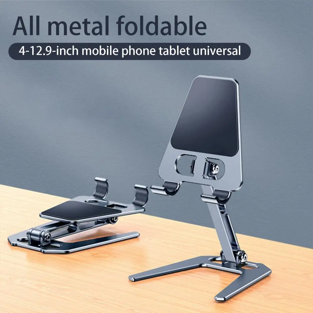 Phone Stand Useful Strong Bearing Capacity Foldable Desktop Mobile Phone Tablet Holder for Office
Phone Stand Useful Strong Bearing Capacity Foldable Desktop Mobile Phone Tablet Holder for Office