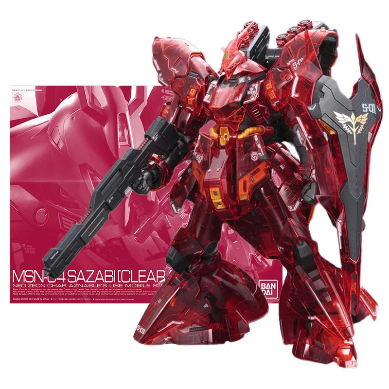 Набор оригинальных моделей Bandai Gundam, аниме фигурка Rg Msn-04 Sazabi, прозрачная коллекция, аниме фигурки Gunpla, игрушки, бесплатная доставка
Набор оригинальных моделей Bandai Gundam, аниме фигурка Rg Msn-04 Sazabi, прозрачная коллекция, аниме фигурки Gunpla, игрушки, бесплатная доставка