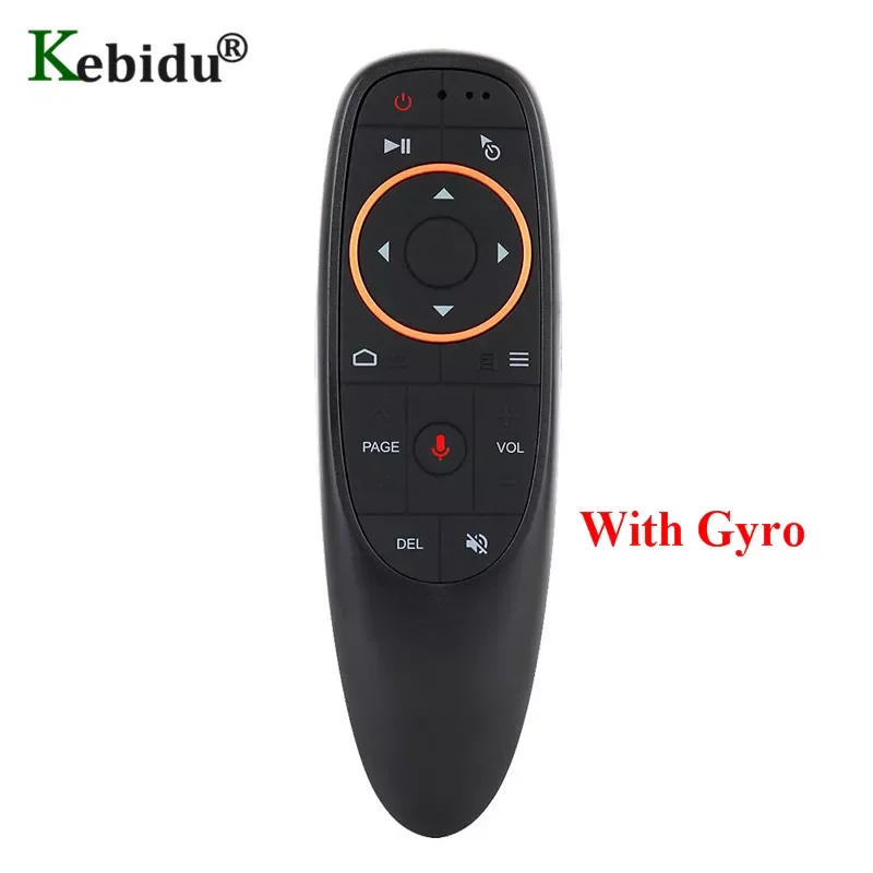 Kebidu G10S Air Mouse Voice Control 2.4G USB Receiver with Gyro Sensing for Android TV BOX Mini Wireless Smart Remote
Kebidu G10S Air Mouse Voice Control 2.4G USB Receiver with Gyro Sensing for Android TV BOX Mini Wireless Smart Remote