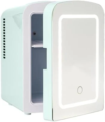 Refrigerator and Personal Beauty Fridge, Mirrored Door with Dimmable LED Light, Thermoelectric Cooling and Warming Function for
Refrigerator and Personal Beauty Fridge, Mirrored Door with Dimmable LED Light, Thermoelectric Cooling and Warming Function for