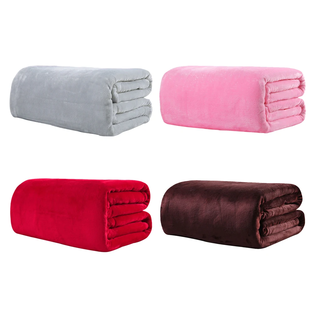 70x100cm Soft Flannel Blanket 4 Colors Comfortable Velvet Fleece Throw Blanket For Bedroom, Living Room, Sofa, Couch
70x100cm Soft Flannel Blanket 4 Colors Comfortable Velvet Fleece Throw Blanket For Bedroom, Living Room, Sofa, Couch