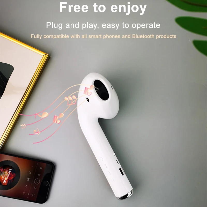 Wireless Giant earphone Mode Speaker Bluetooth Headset Player Portable 5W Speaker Stereo Music Loudspeaker FM Radio soundbar
Wireless Giant earphone Mode Speaker Bluetooth Headset Player Portable 5W Speaker Stereo Music Loudspeaker FM Radio soundbar
