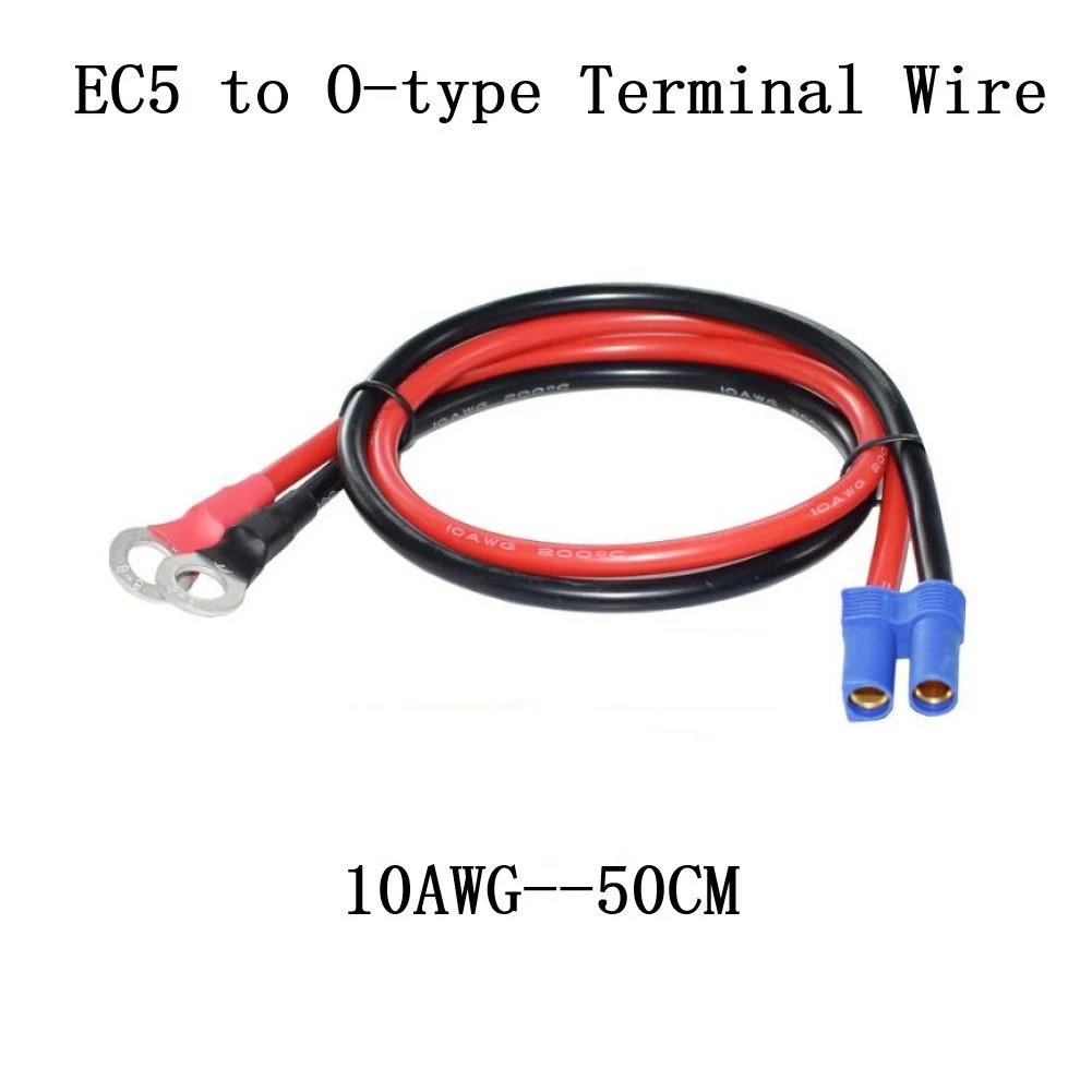 Cable RC ESC Charger Accessories Car Battery Jump Starter EC5 Plug To O Type Terminal PVC & Copper Part Portable
Cable RC ESC Charger Accessories Car Battery Jump Starter EC5 Plug To O Type Terminal PVC & Copper Part Portable
