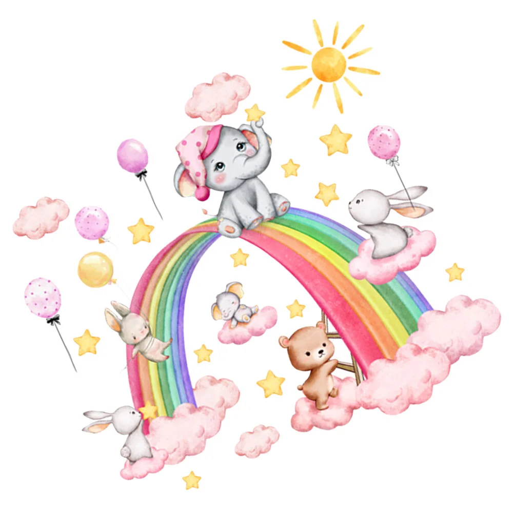 Stickers Cartoon Wall Decal Decals Decorative Pvc Backdrop Rainbow Animal Pattern Wallpaper
Stickers Cartoon Wall Decal Decals Decorative Pvc Backdrop Rainbow Animal Pattern Wallpaper