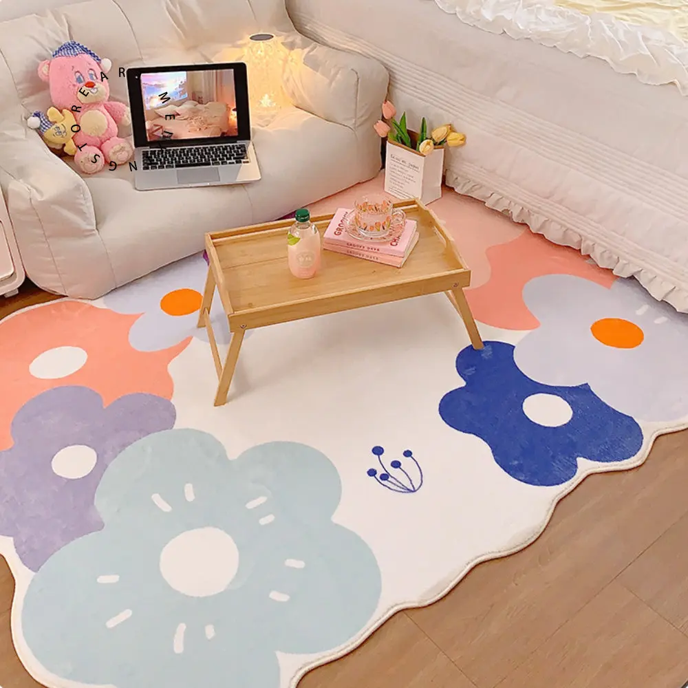 Living Room Carpet Large Area Home Decoration Flowers Fluffy Plush Bedroom Bedside Rugs Soft Non-slip Lounge Coffee Table Mat 카펫
Living Room Carpet Large Area Home Decoration Flowers Fluffy Plush Bedroom Bedside Rugs Soft Non-slip Lounge Coffee Table Mat 카펫