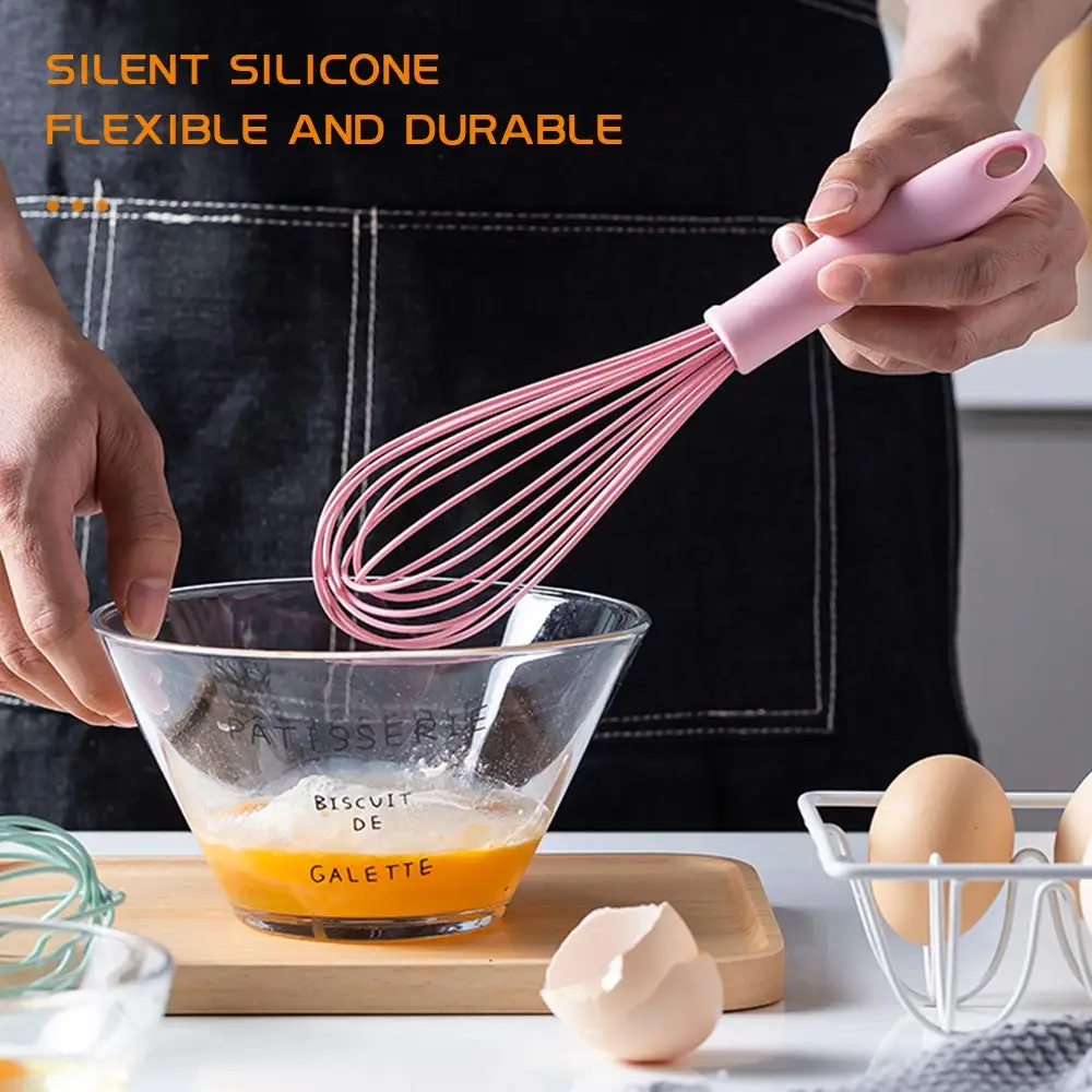 Manual Egg Beater Silicone Balloon Whisk Cream Mixer Stirring Mixing Whisking Balloon Coil Style Egg Tools Non-Stick Cookware
Manual Egg Beater Silicone Balloon Whisk Cream Mixer Stirring Mixing Whisking Balloon Coil Style Egg Tools Non-Stick Cookware