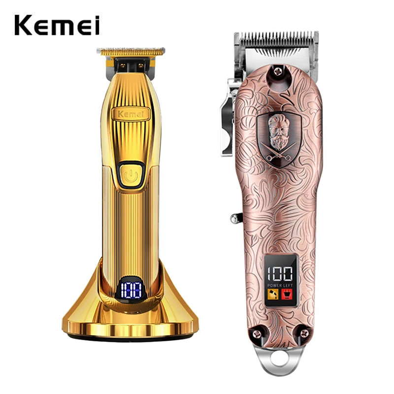 Kemei 3705 I32s Professional Rechargeable Hair Clipper 10W Powerful Barber Zero Gapped Hair Trimmer Finish Hair Cutting Machine
Kemei 3705 I32s Professional Rechargeable Hair Clipper 10W Powerful Barber Zero Gapped Hair Trimmer Finish Hair Cutting Machine