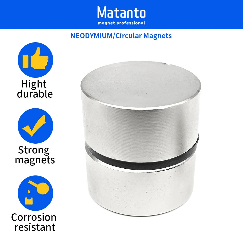1/2PCS 40x20 mm Thick Rare Earth Neodymium Magnet 40x20mm Big Strong Round Magnets N35 Permanent Disc Search Magnet 40*20
1/2PCS 40x20 mm Thick Rare Earth Neodymium Magnet 40x20mm Big Strong Round Magnets N35 Permanent Disc Search Magnet 40*20