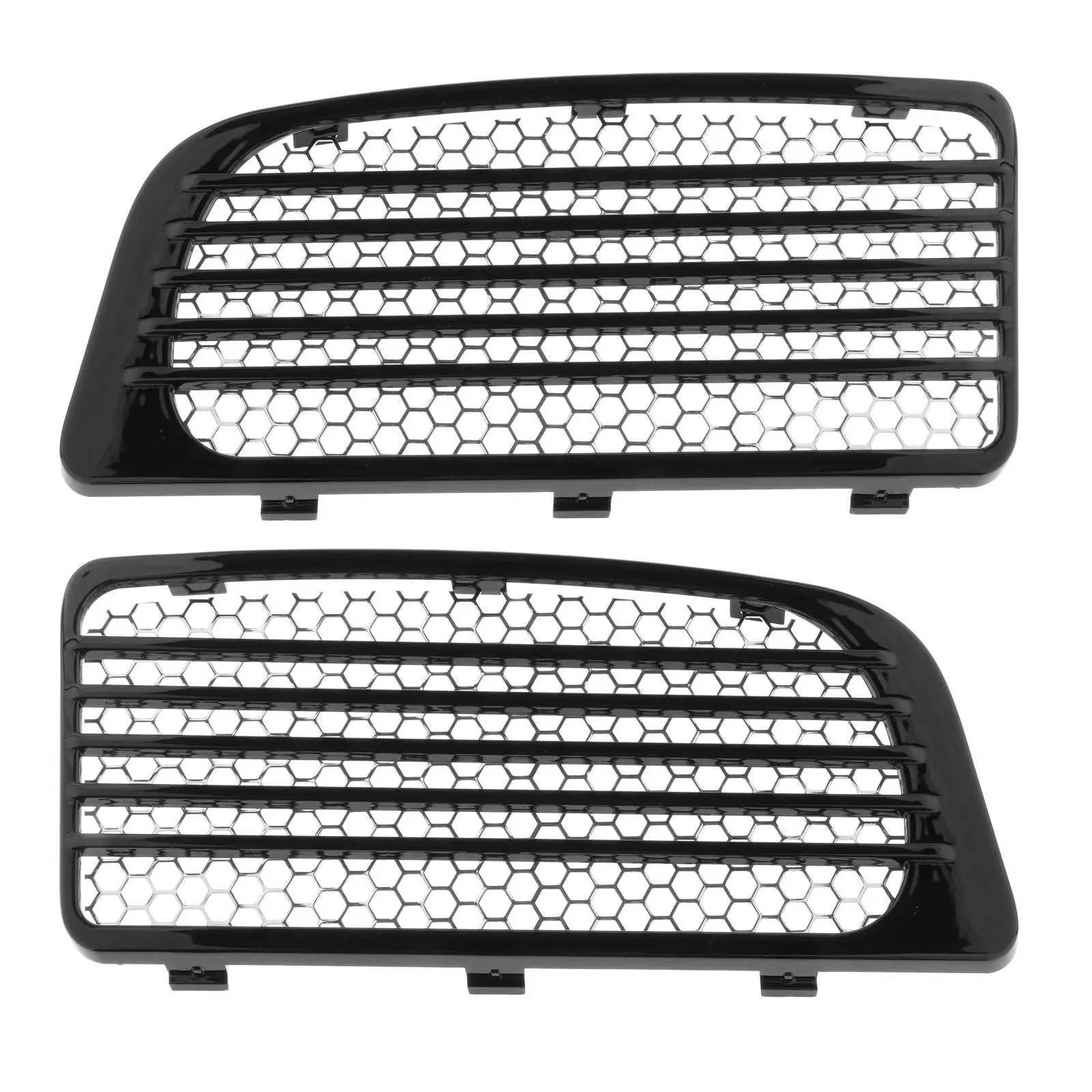 

2x Motorcycle Grills w/ Metal Mesh Fit for Touring Cooled 14+ Easy to Install