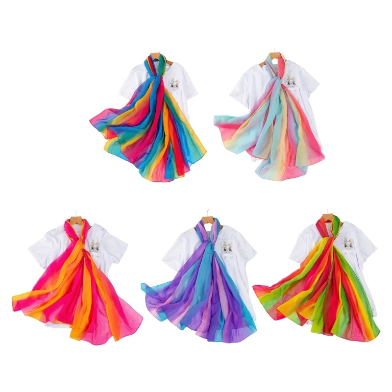 Classical Scarfs for Hot Summer Cool Neck Wrap Rainbow Color Skin-friendly Scarves for Mother Seaside Sunproof Supplies
Classical Scarfs for Hot Summer Cool Neck Wrap Rainbow Color Skin-friendly Scarves for Mother Seaside Sunproof Supplies