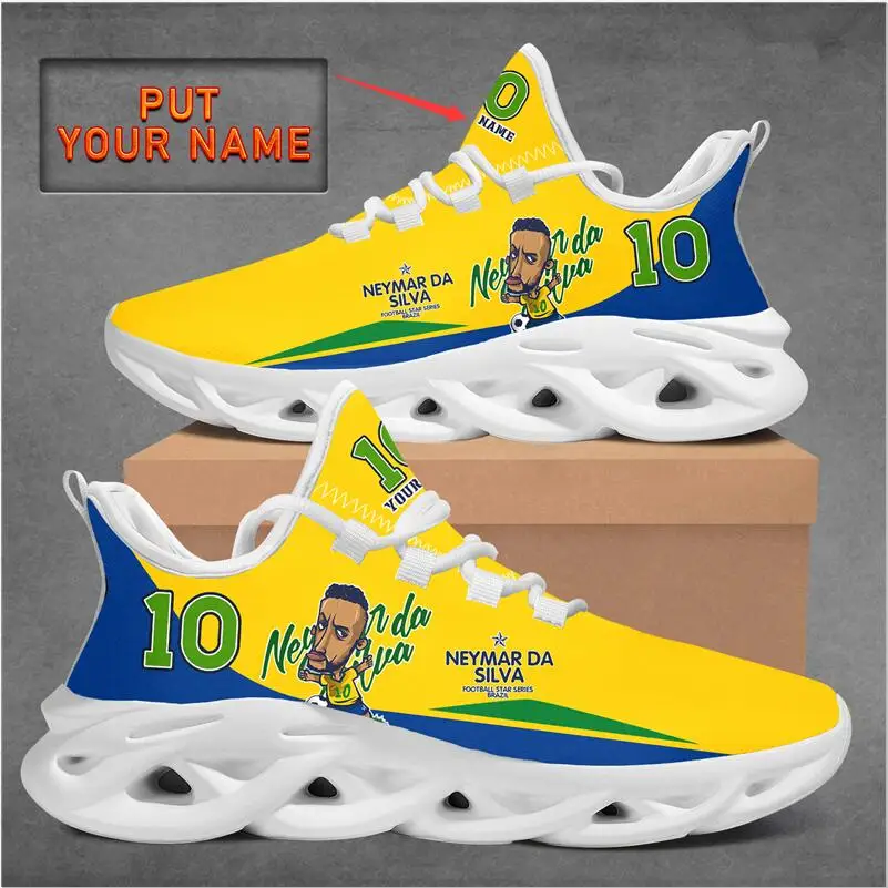 Custom Name 3D Print Football Star Cartoon Animation Image 10 Neymar Men Women Mesh Max Soul Sport Sneaker Shoes
Custom Name 3D Print Football Star Cartoon Animation Image 10 Neymar Men Women Mesh Max Soul Sport Sneaker Shoes