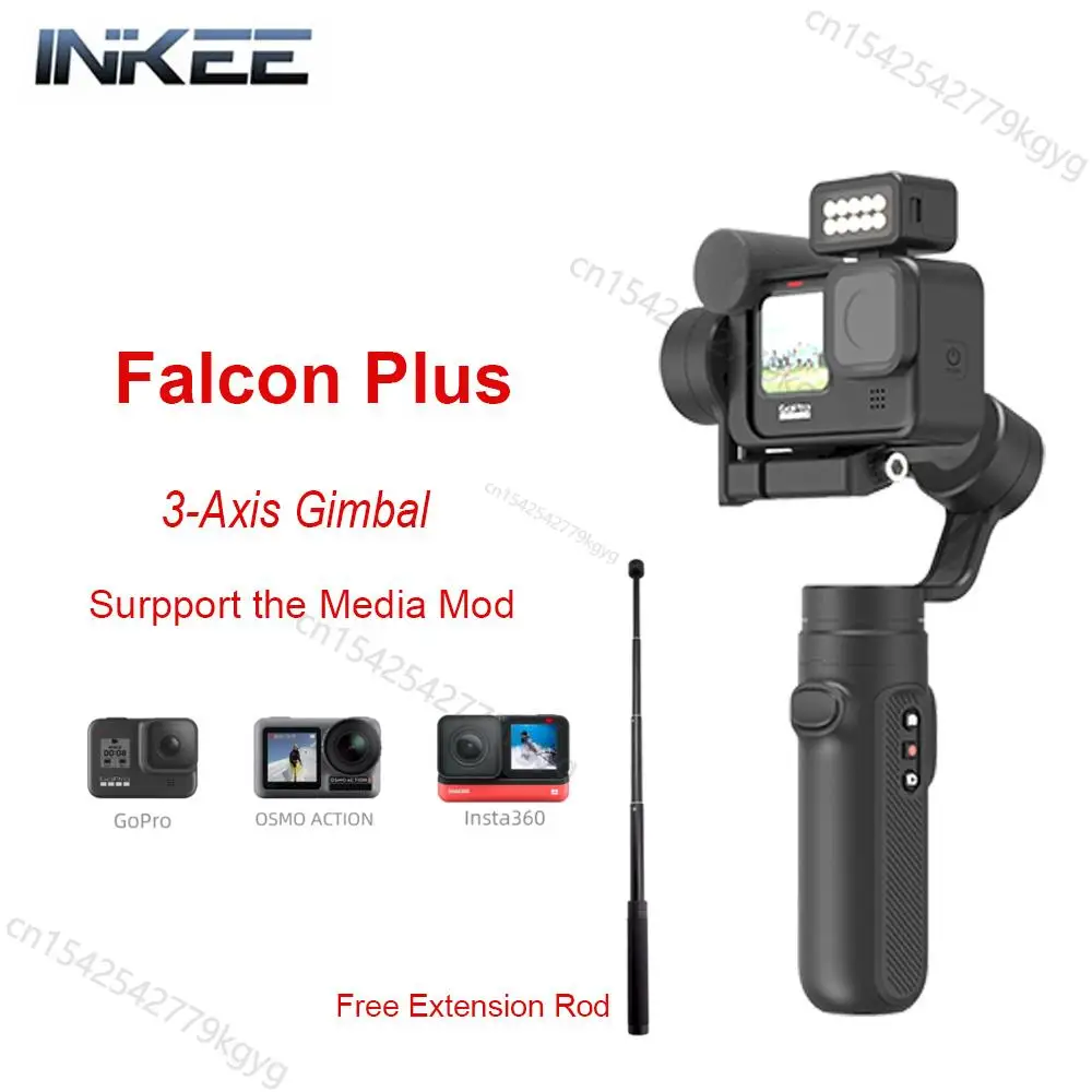 Inkee Falcon Plus 3-Axis Handheld Gimbal Stabilizer For Gopro Hero 10 9 8 7 DJI Osmo Action Yi Action Cameras Support Media Mod
Inkee Falcon Plus 3-Axis Handheld Gimbal Stabilizer For Gopro Hero 10 9 8 7 DJI Osmo Action Yi Action Cameras Support Media Mod