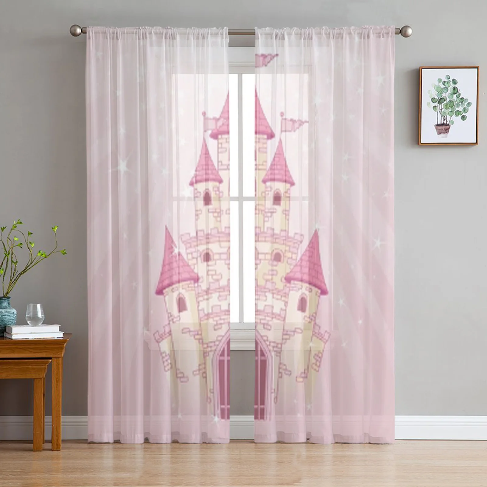 Fairy Tale Princess Pink Castle Radial Tulle Curtain for Bedroom Window Curtain Luxury Cafe Hotel Decor Living Room Sheer Drape
Fairy Tale Princess Pink Castle Radial Tulle Curtain for Bedroom Window Curtain Luxury Cafe Hotel Decor Living Room Sheer Drape