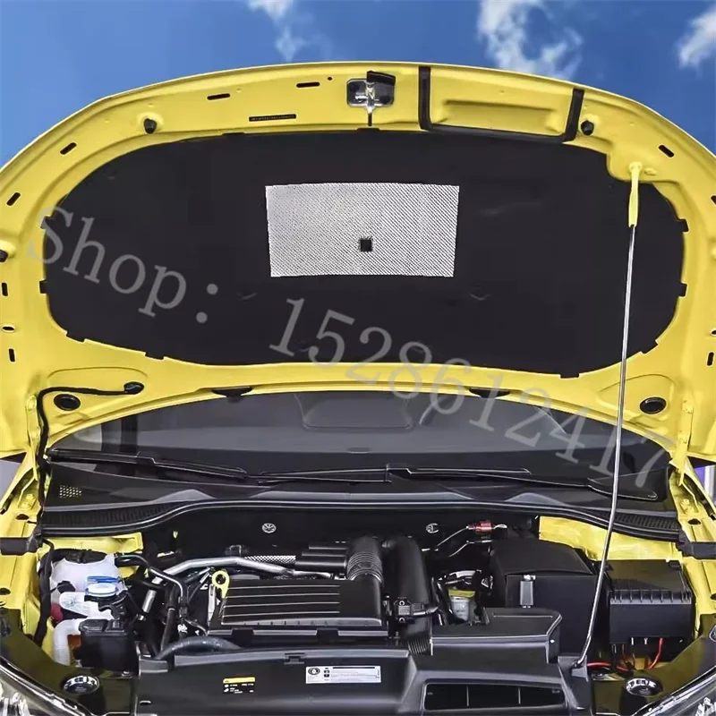 Для Volkswagen Scirocco/R 2009-2017 автомобильный капот двигателя звук тепло огнеизоляция