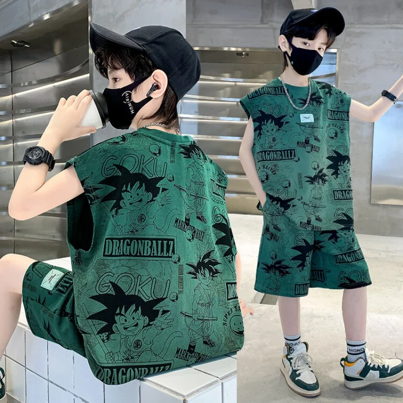 Boys' Summer Clothing Set Short Sleeves + Shorts 2023 New Korean Children's Outdoor Clothing 4-16 Years Teenager Two-piece Set
Boys' Summer Clothing Set Short Sleeves + Shorts 2023 New Korean Children's Outdoor Clothing 4-16 Years Teenager Two-piece Set