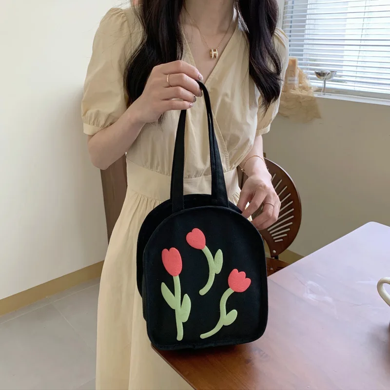 Girl's Canvas Flower Shoulder Bag Casual Large Capacity Harajuku Canvas Flowers Handbags Fashion Women's Cute Shopping Bags
Girl's Canvas Flower Shoulder Bag Casual Large Capacity Harajuku Canvas Flowers Handbags Fashion Women's Cute Shopping Bags